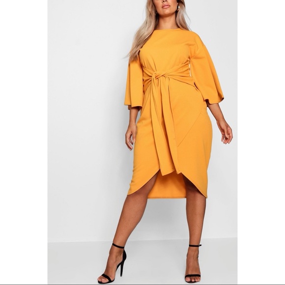 COPY - Boohoo Kimono Wrap Dress - Picture 6 of 6